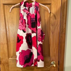 Floral Sleeveless Top in Pink and Red